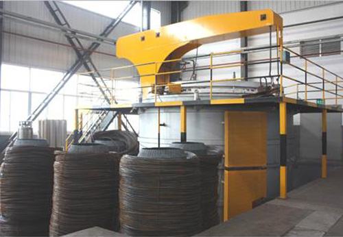 Steel wire spheroidizing annealing furnace